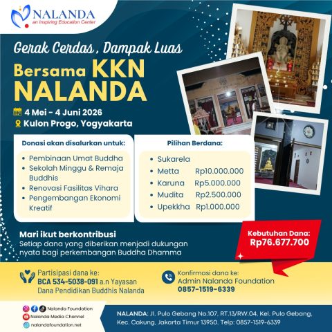 KKN Mahasiswa Asuh Yayasan Dana Pendidikan Buddhis Nalanda
