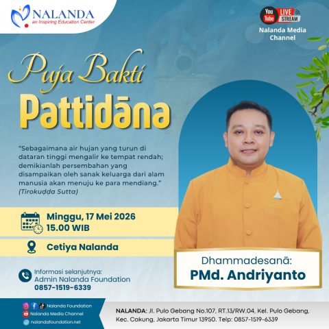 Puja Bakti Pattidana 17 Mei 2026